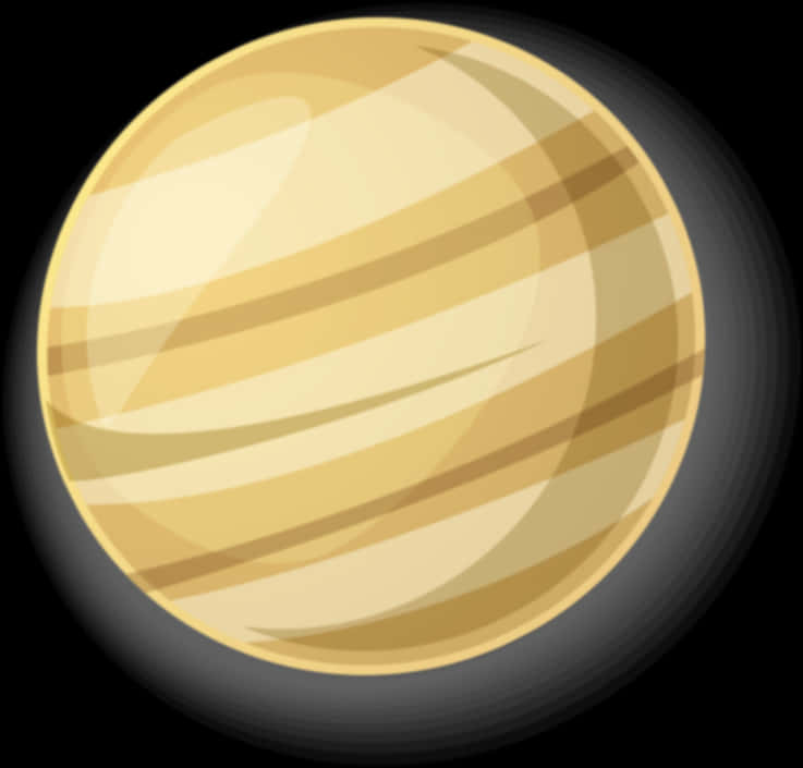 Stylized Saturn Illustration PNG image