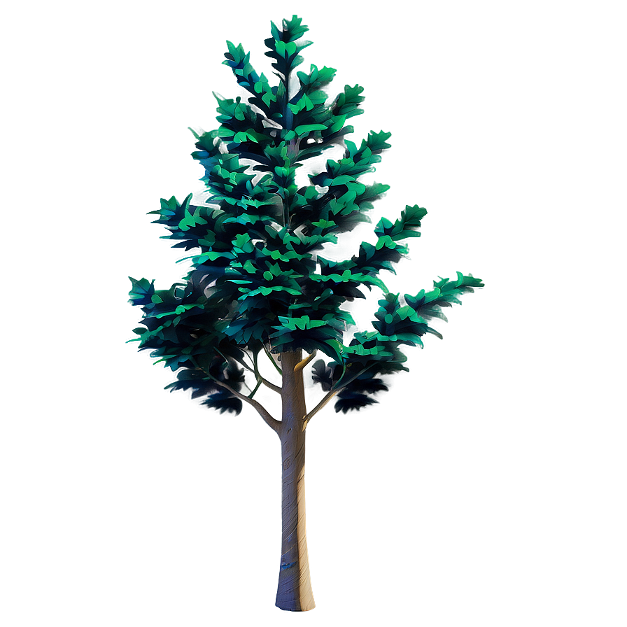 Stylized Small Tree Png 06132024 PNG image