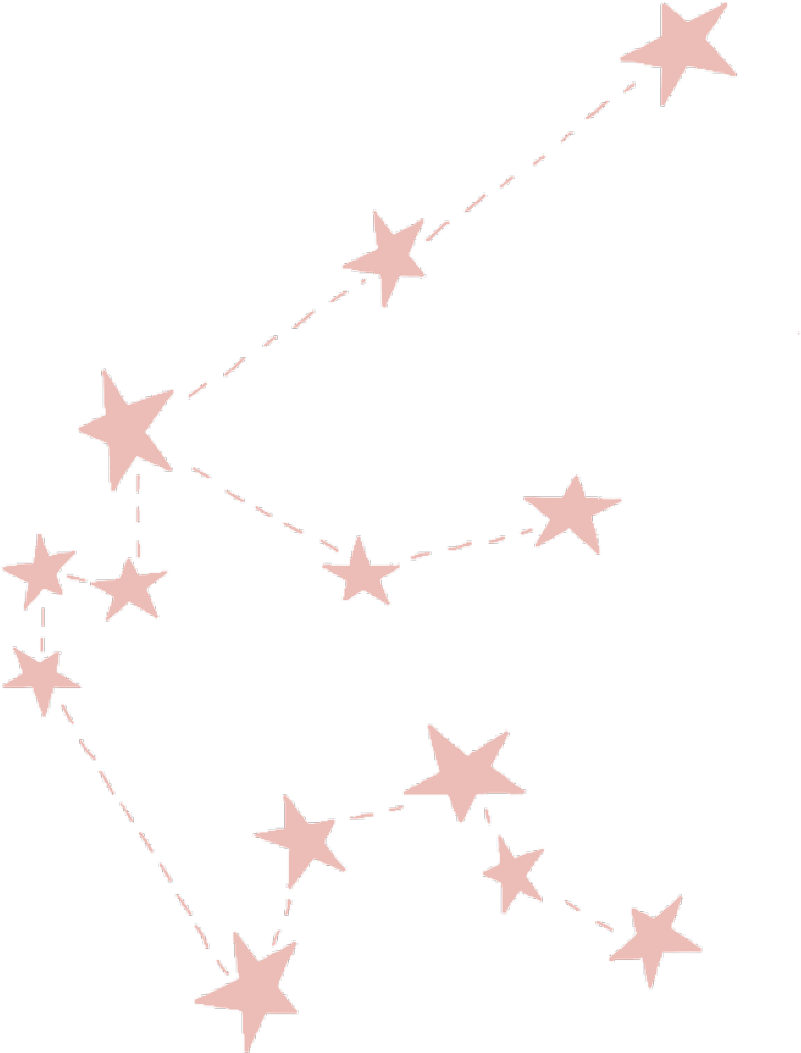 Stylized Star Constellation PNG image