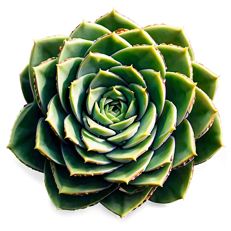 Stylized Succulent Png 05242024 PNG image