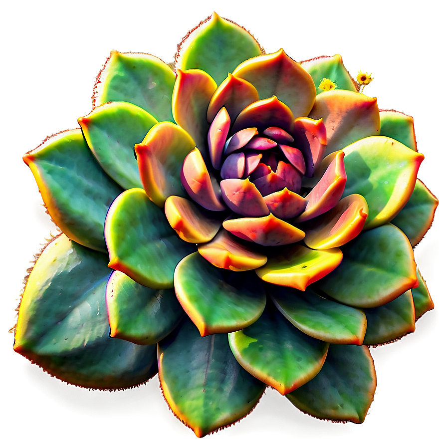 Stylized Succulent Png 82 PNG image