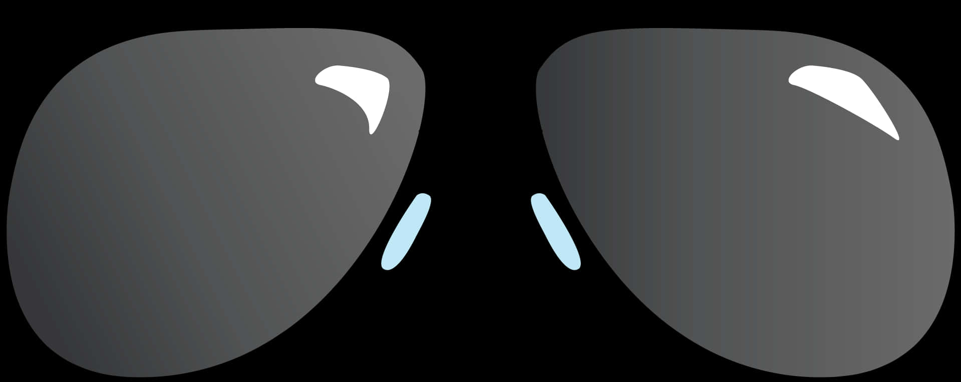 Stylized Sunglasses Graphic PNG image