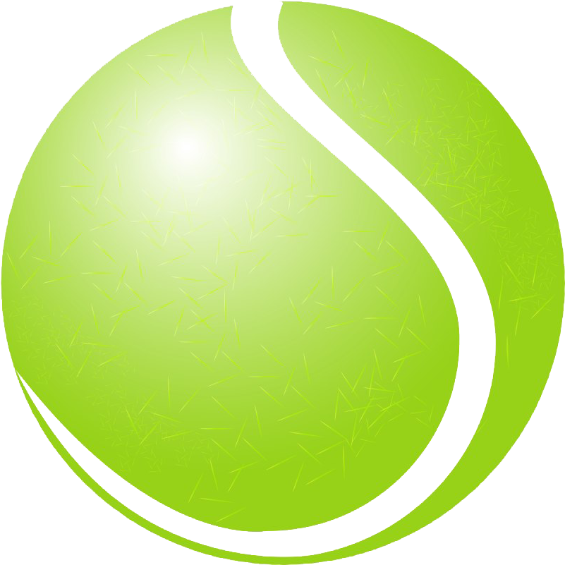Stylized Tennis Ball Graphic PNG image