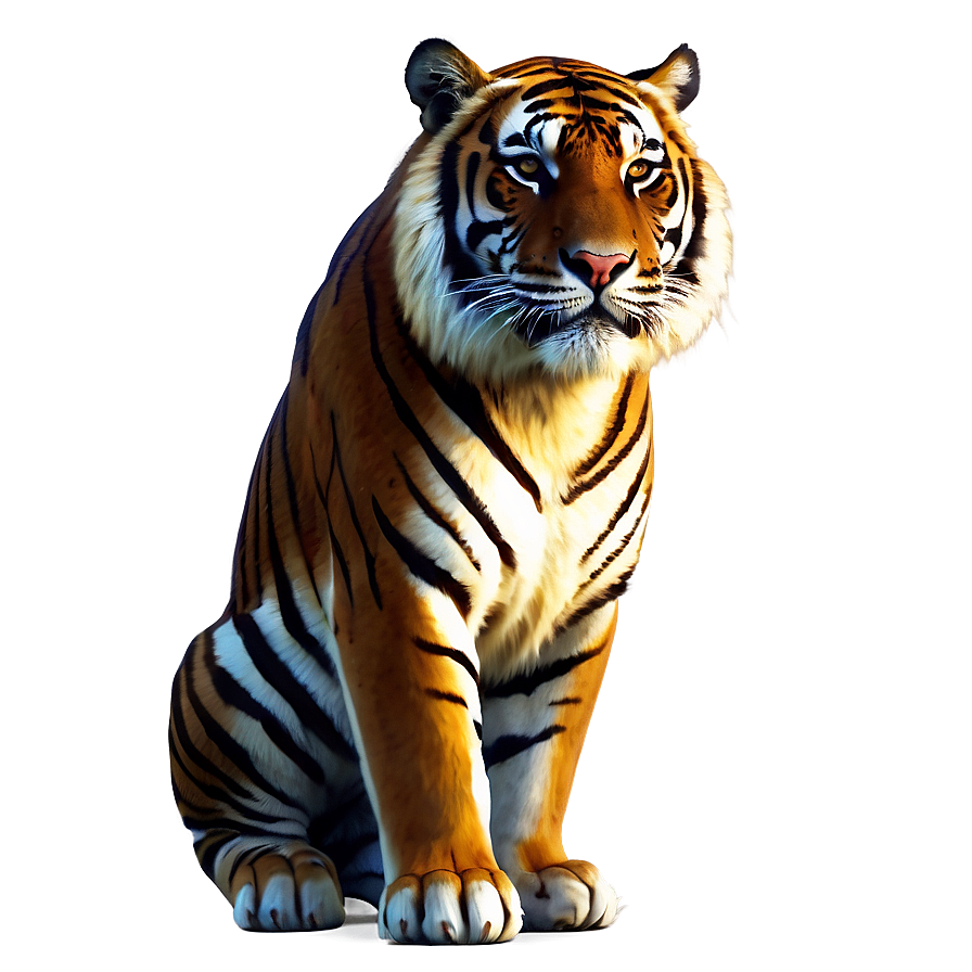 Stylized Tiger Png Fhg PNG image