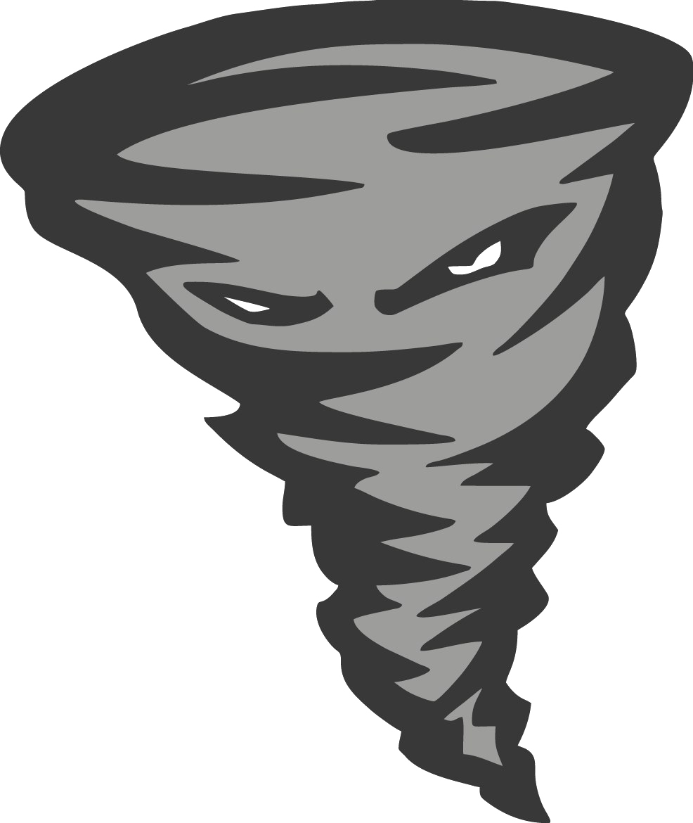 Stylized Tornado Graphic PNG image