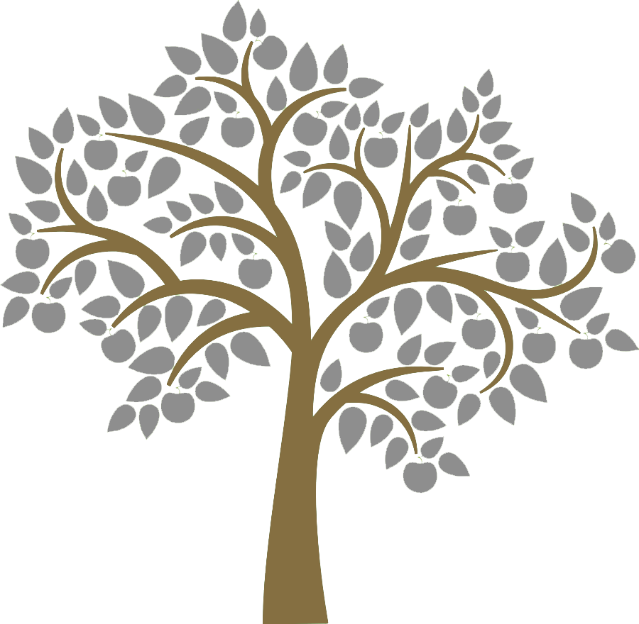 Stylized Tree Graphic PNG image