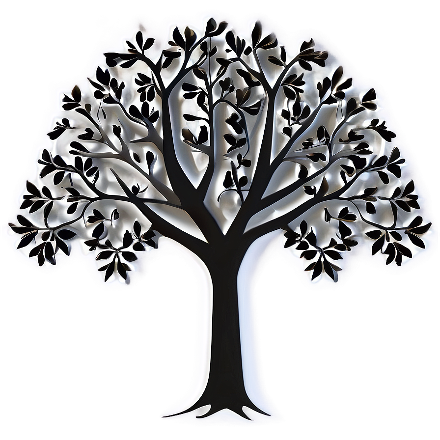 Stylized Tree Silhouette Png 84 PNG image