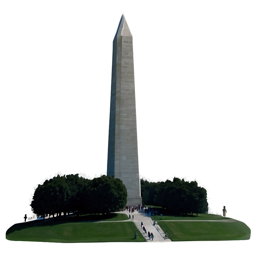 Stylized Washington Monument Graphic Png Ehk80 PNG image