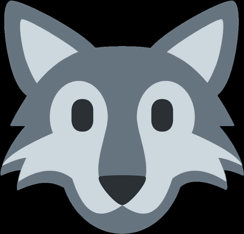 Stylized Wolf Icon PNG image