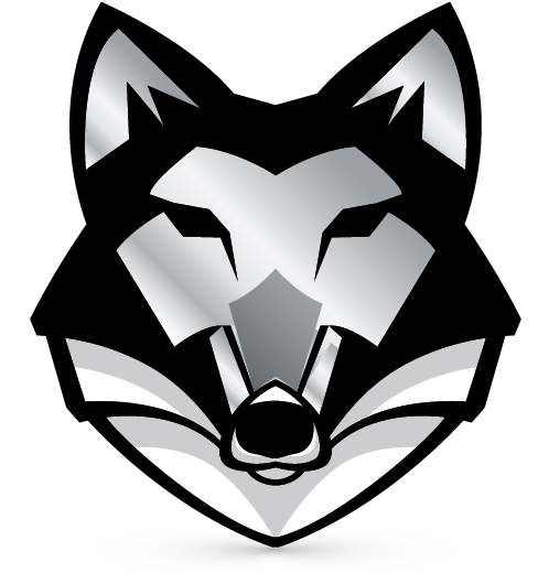 Stylized Wolf Logo Graphic PNG image