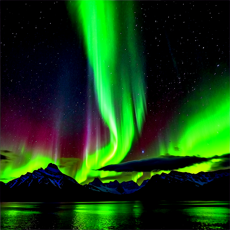 Sublime Aurora Borealis Png Iax PNG image