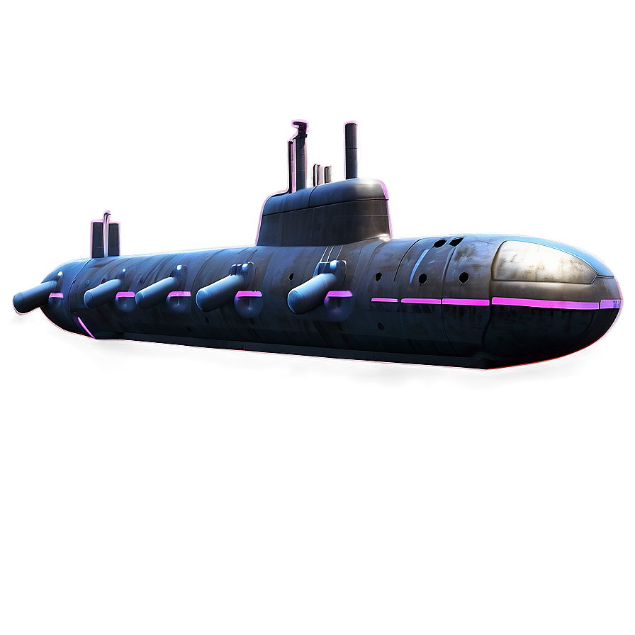 Submarine At Sunset Png 8 PNG image