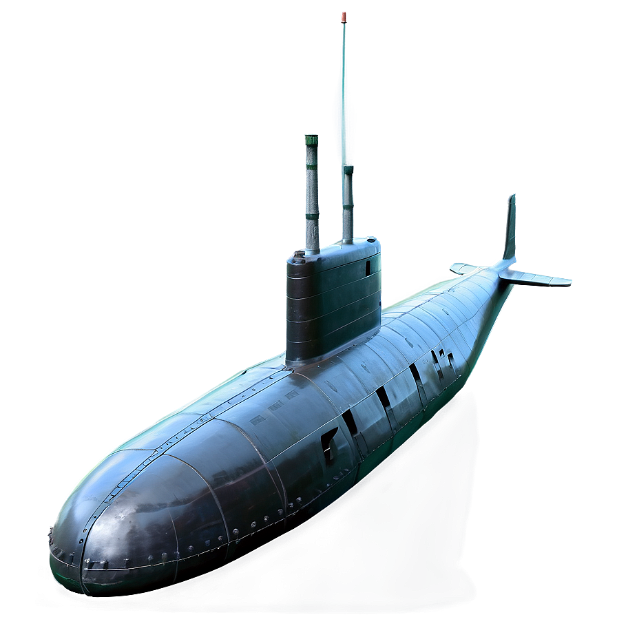 Submarine In Battle Png 05252024 PNG image