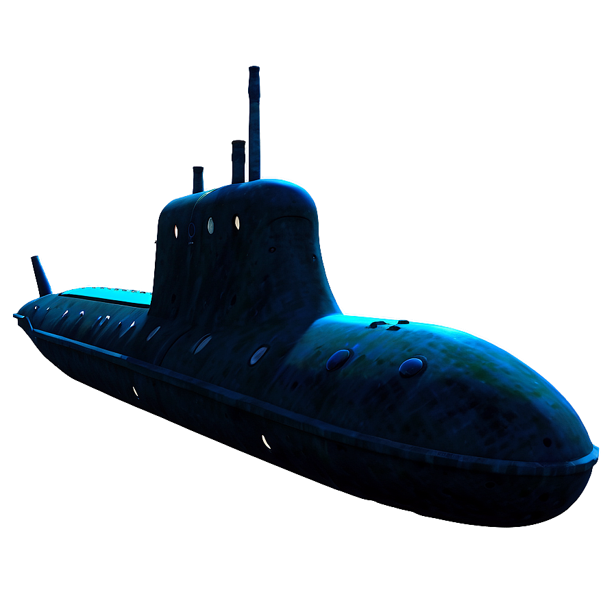 Submarine In Coral Reef Png 05252024 PNG image