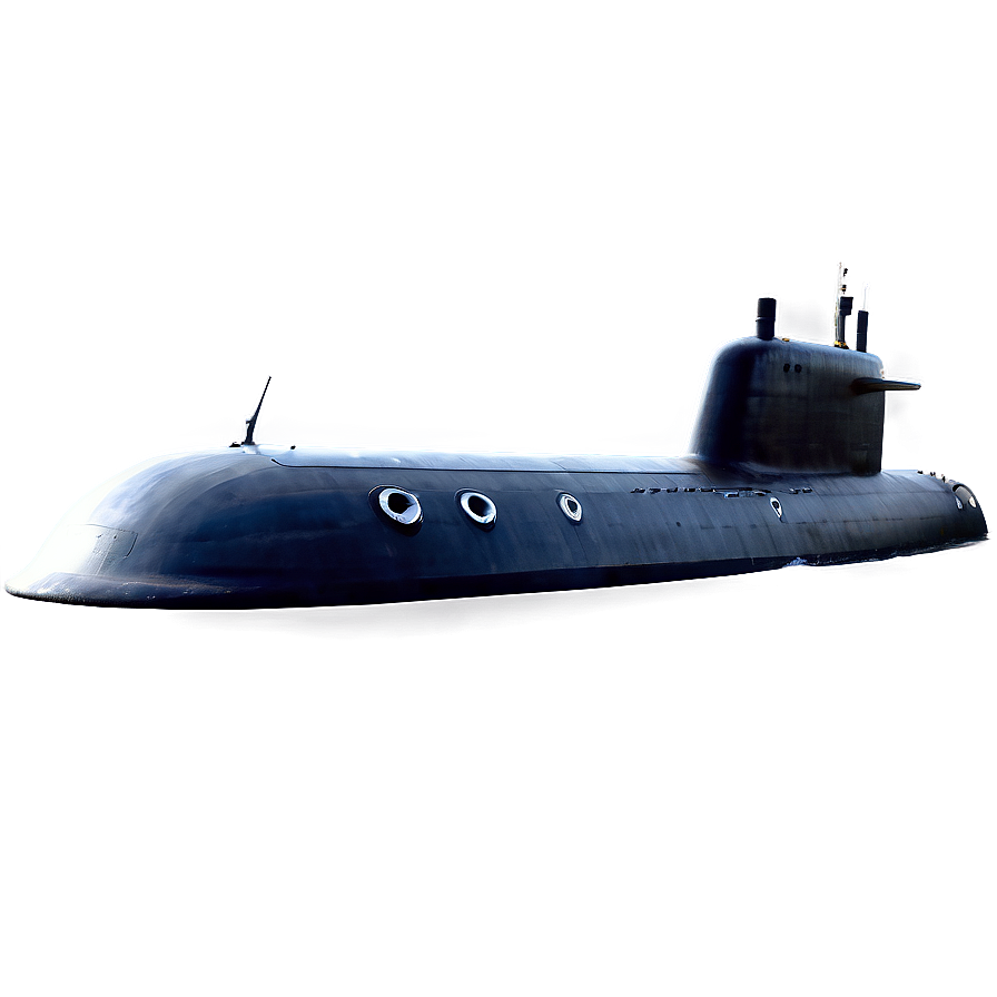 Submarine In Stormy Seas Png Pnh PNG image