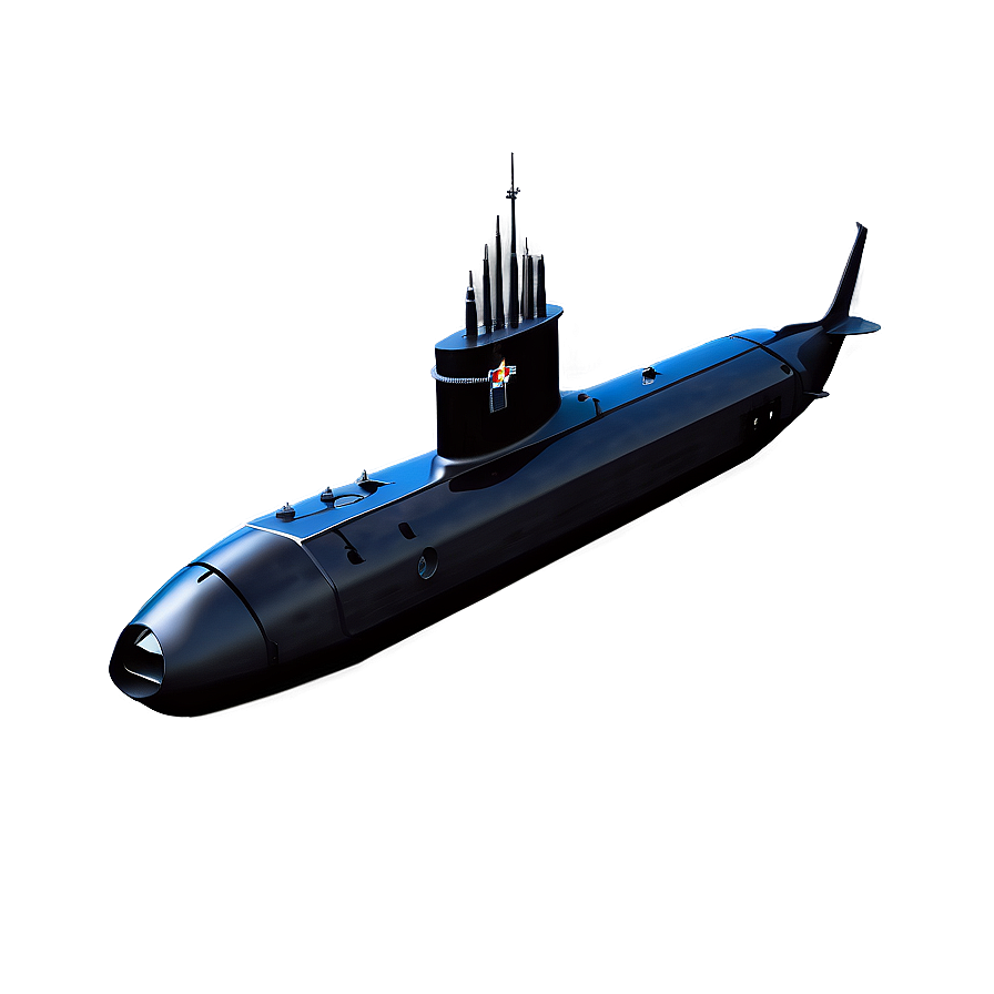 Submarine With Periscope Png Rhu35 PNG image