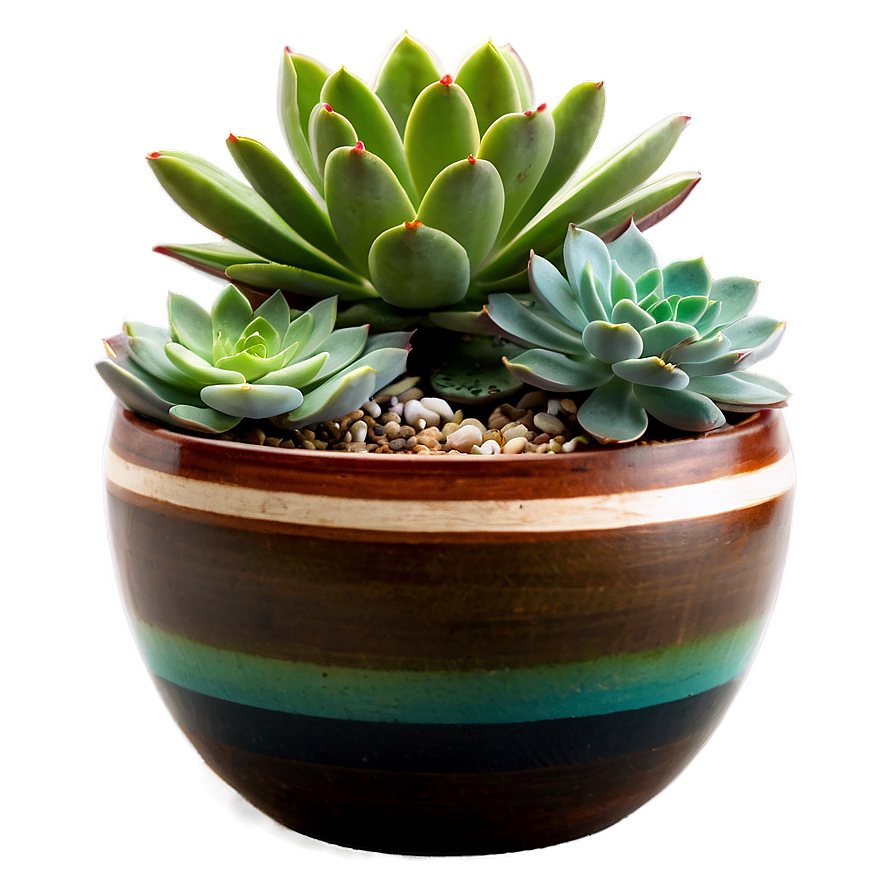 Succulent Arrangement Png 05242024 PNG image