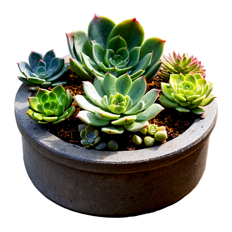 Succulent Arrangement Png Jfg PNG image