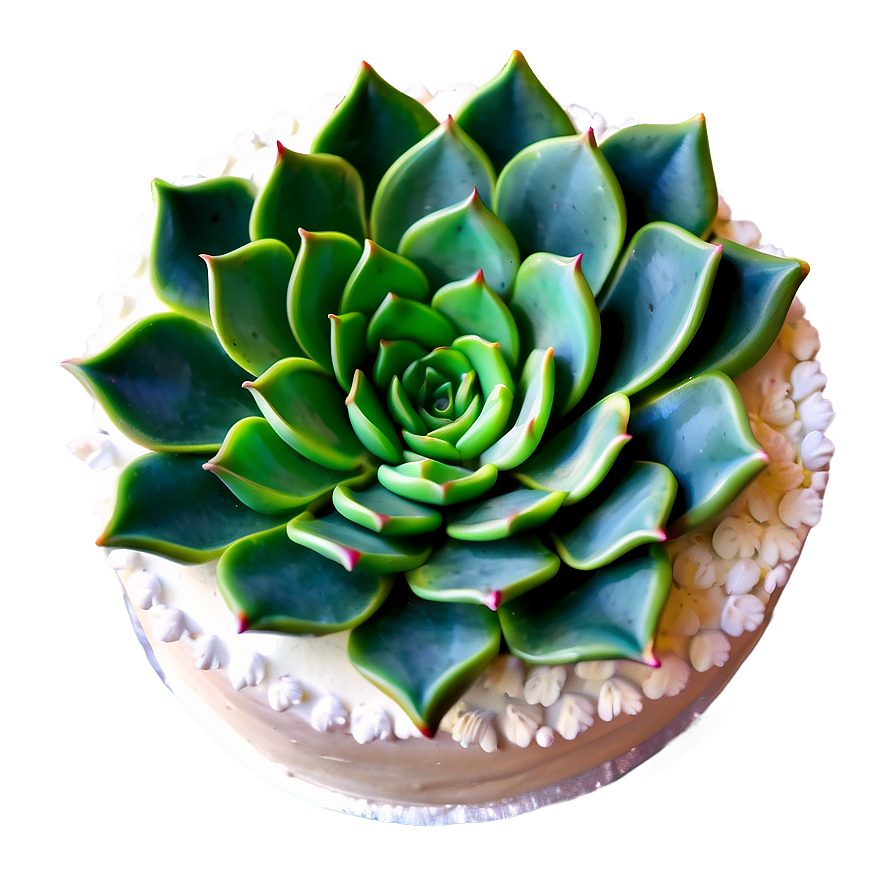 Succulent Cake Decorations Png 17 PNG image