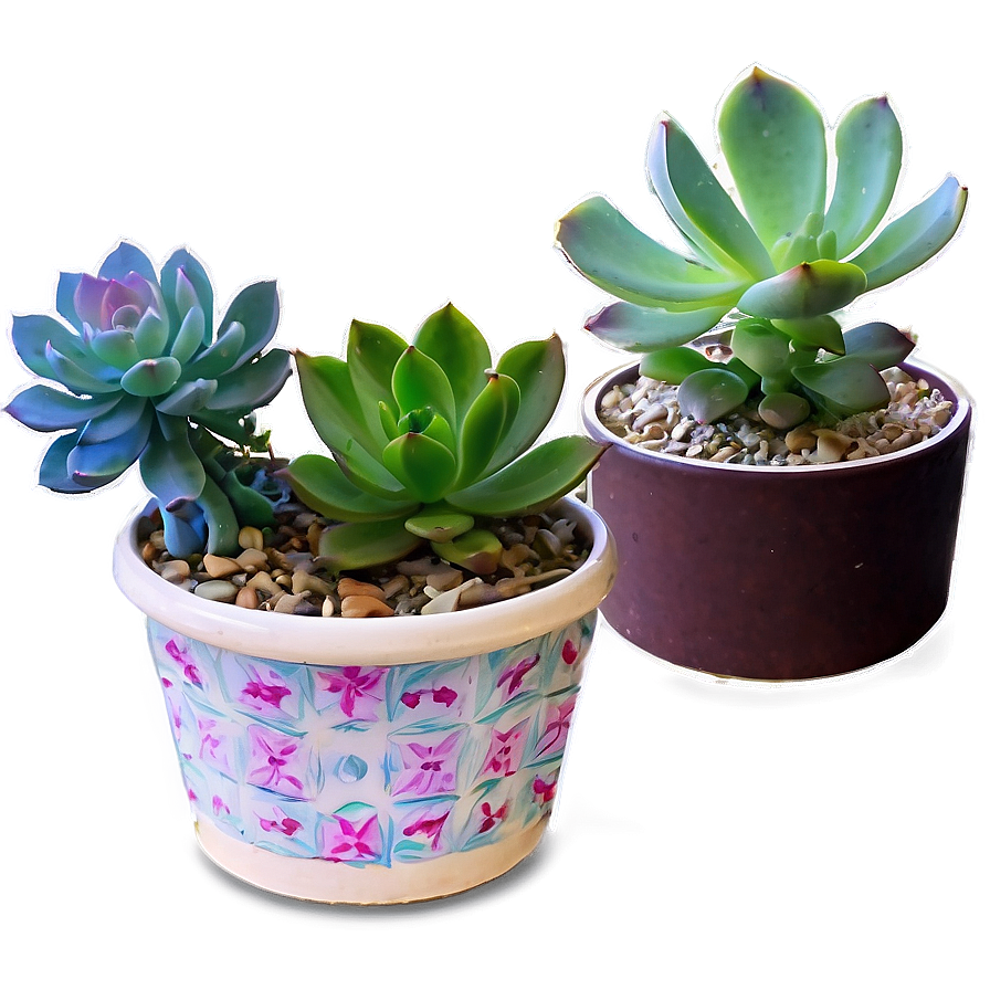 Succulent Collection Png 05242024 PNG image