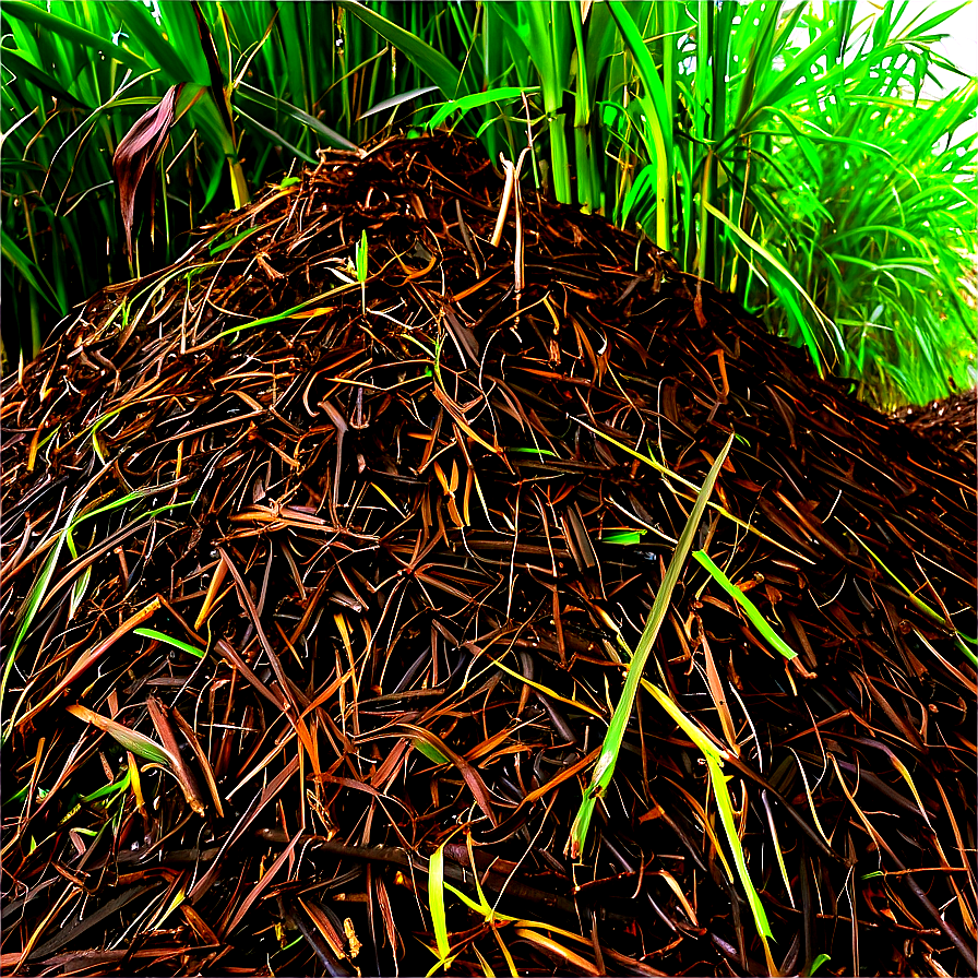 Sugar Cane Mulch For Gardens Png 06132024 PNG image