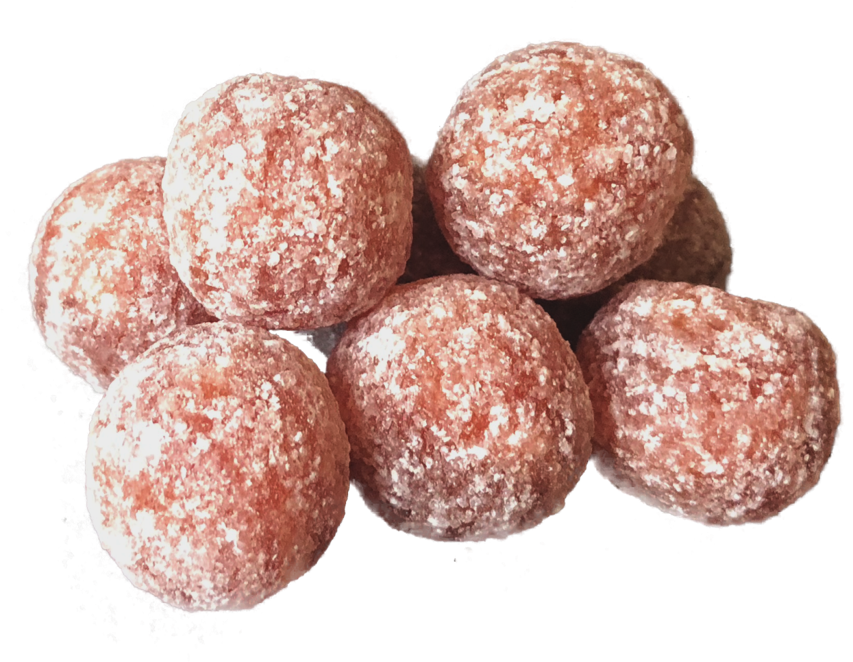 Sugar Dusted Chocolate Truffles PNG image