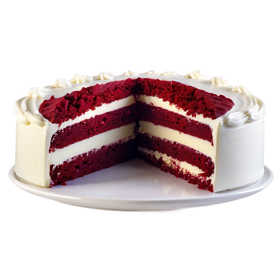 Sugar-free Red Velvet Cake Png 06292024 PNG image