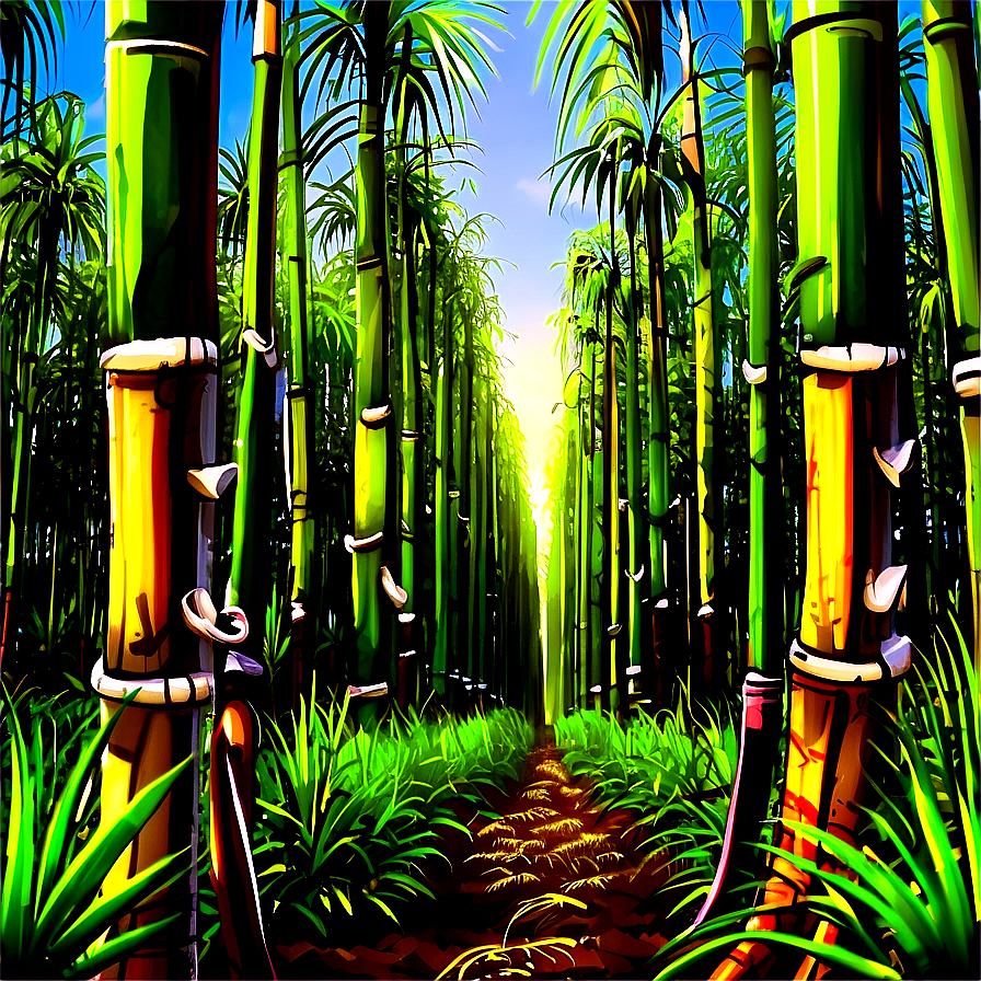 Sugarcane Plantation View Png Wmd78 PNG image