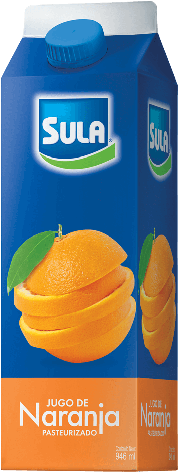 Sula Orange Juice Carton Packaging PNG image