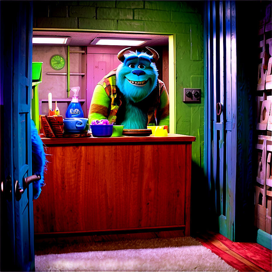 Sulley's Apartment Monsters Inc Png 05232024 PNG image