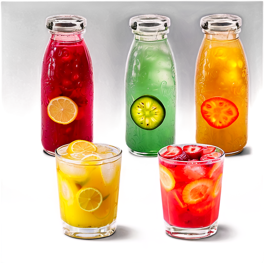 Summer Aguas Frescas Selection Png 06122024 PNG image