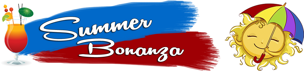 Summer Bonanza Event Banner PNG image