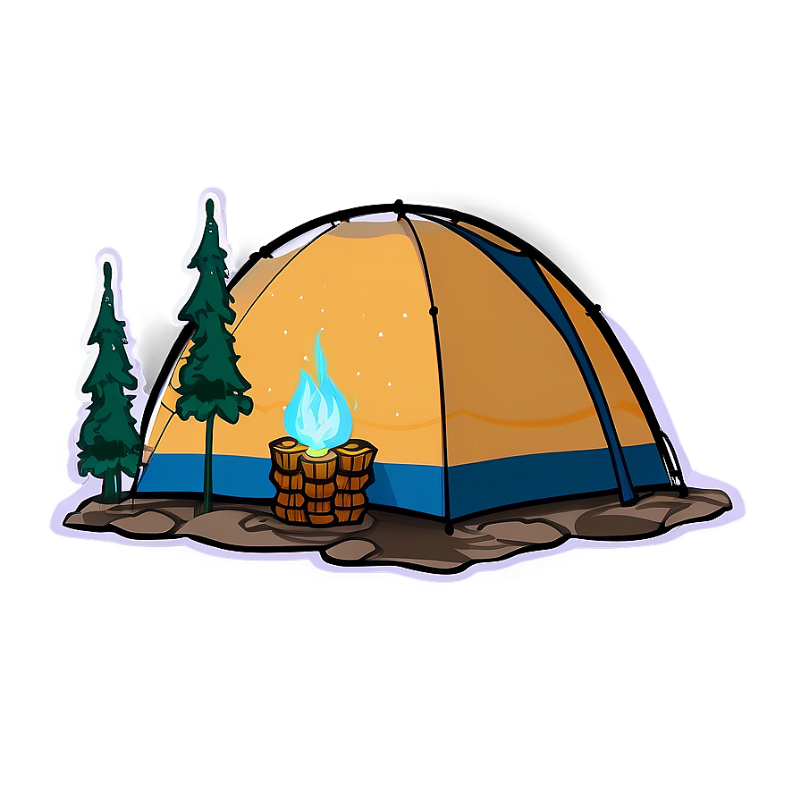 Summer Camping Under The Stars Png 05212024 PNG image