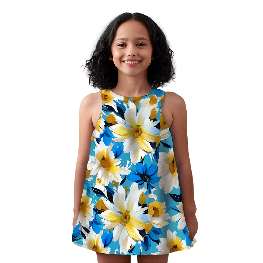 Summer Floral Dress Png 11 PNG image