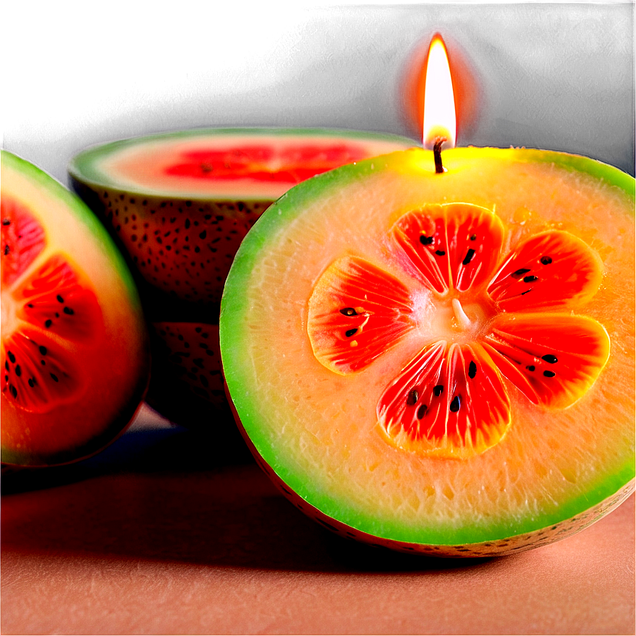 Summer Melon Candle Png 33 PNG image