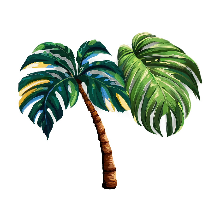 Summer Palm Leaves Png 14 PNG image