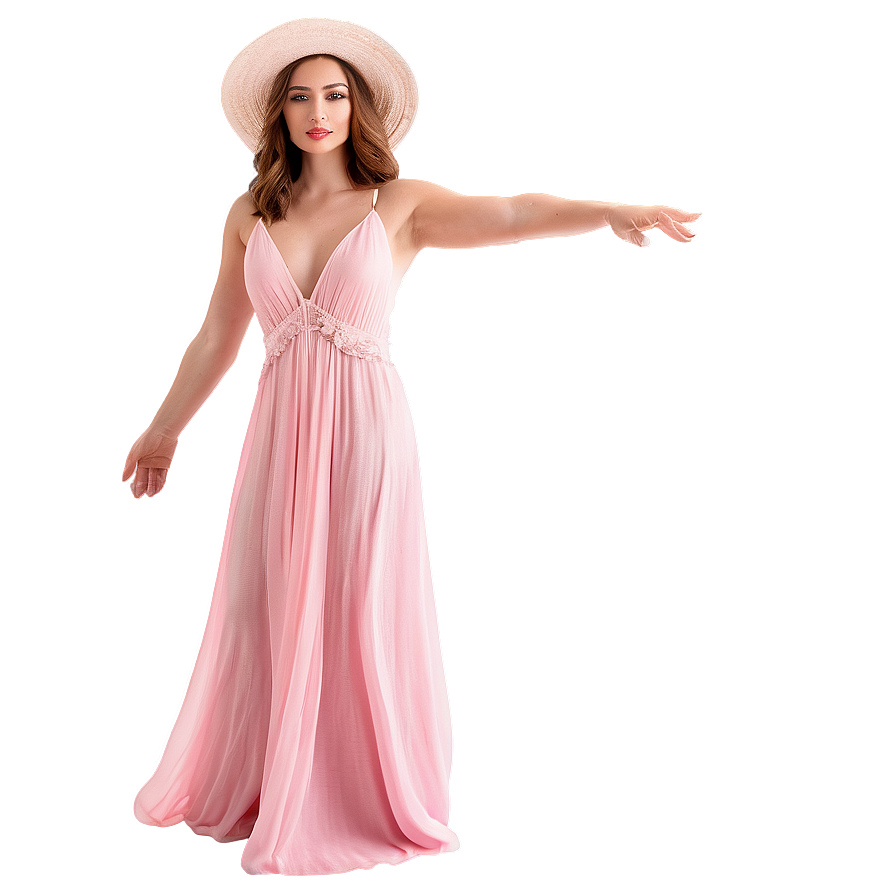 Summer Pink Dress Png 33 PNG image