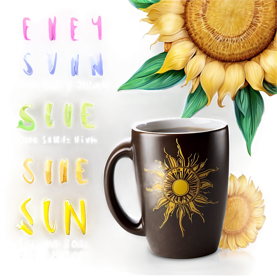 Summer Sun Mug Png Wac37 PNG image