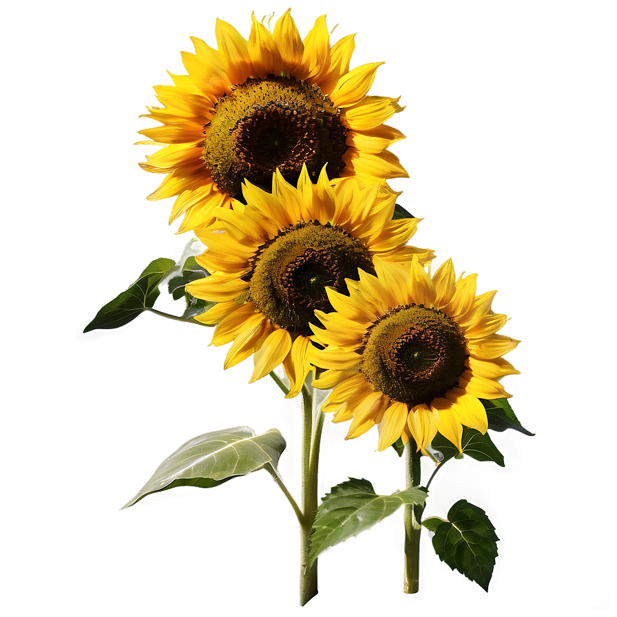 Summer Sunflower Field Png 21 PNG image