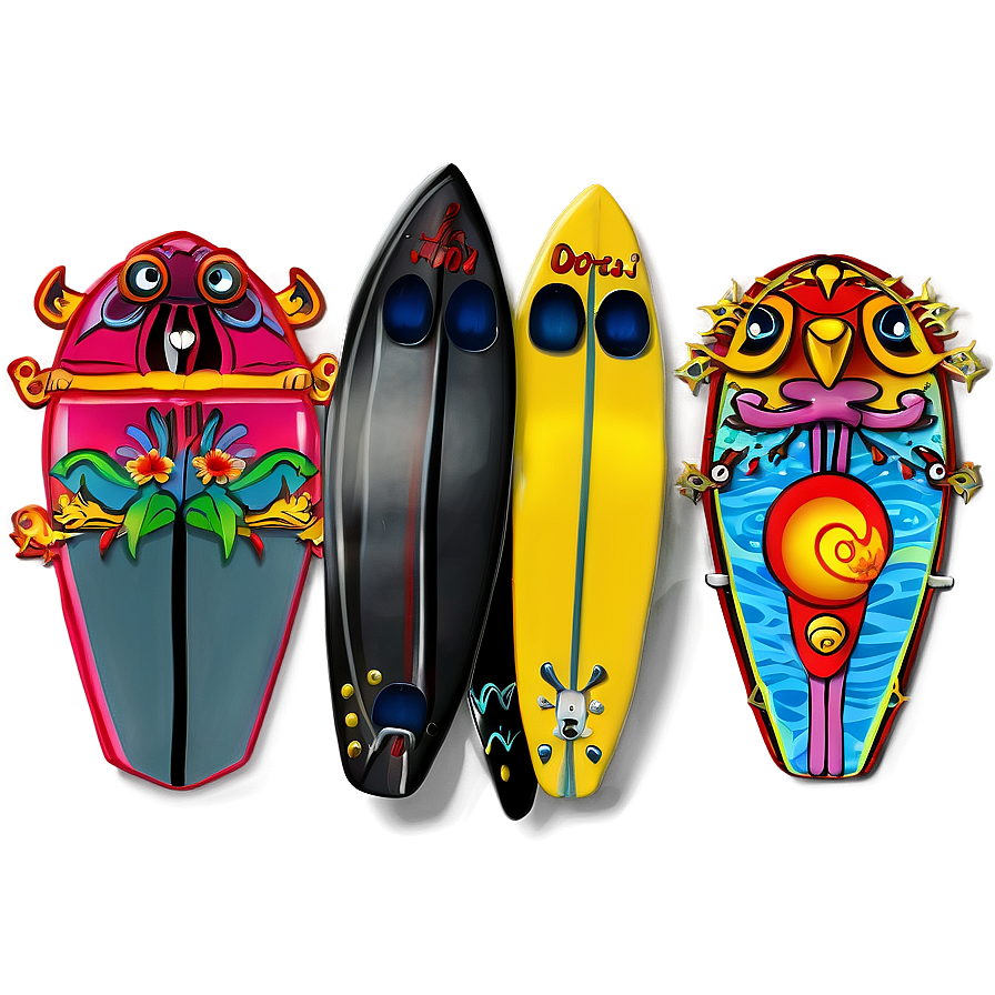 Summer Surfing Adventure Png Fif PNG image
