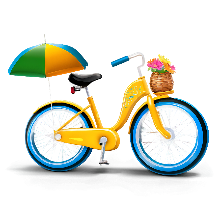 Summer Vibes Bicycle Png Pgl39 PNG image