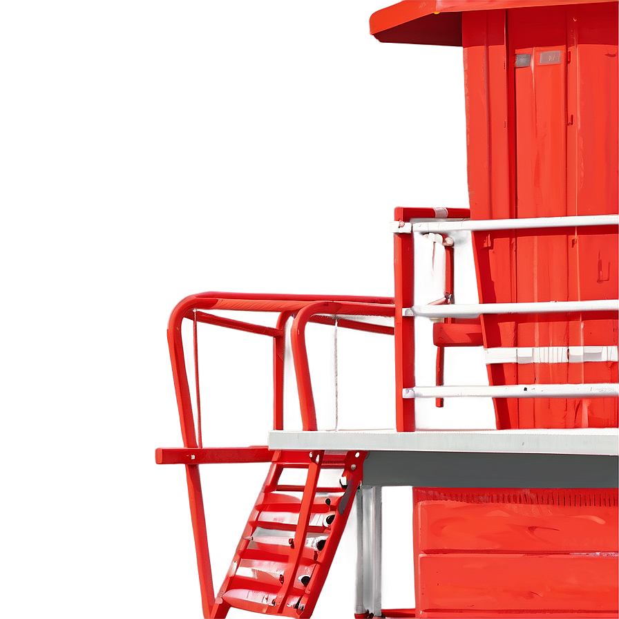 Summer Vibes Lifeguard Tower Png 06252024 PNG image