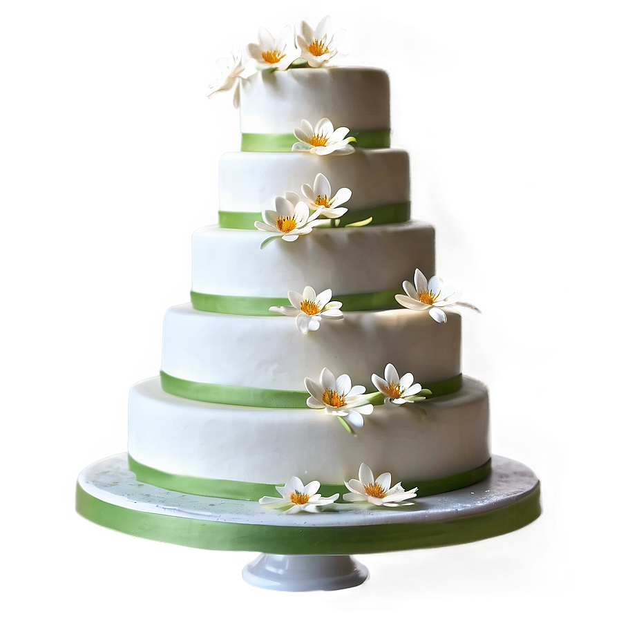 Summer Wedding Cake Png 80 PNG image