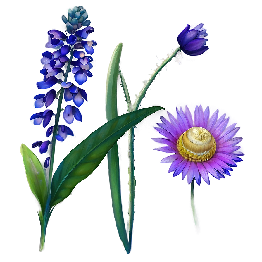 Summer Wildflowers Png 05212024 PNG image