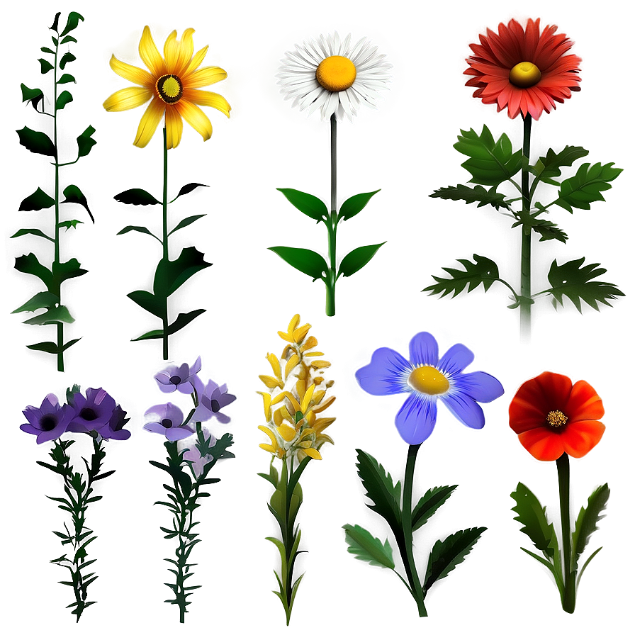 Summer Wildflowers Png 49 PNG image