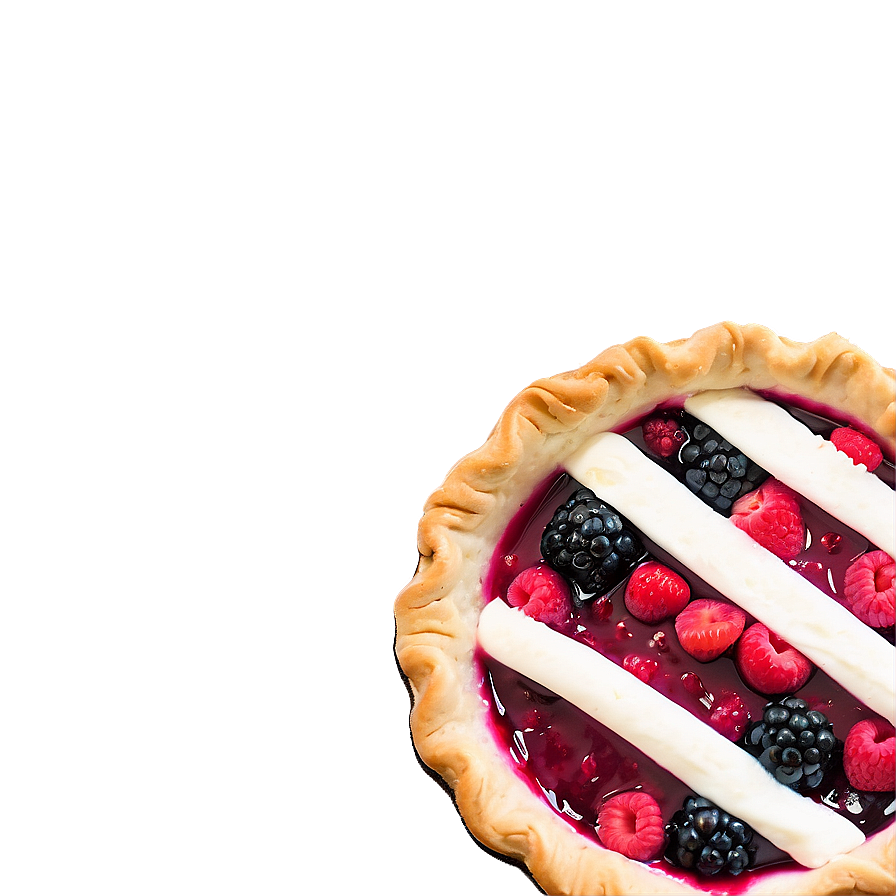 Summery Mixed Berry Pie Png Fpd PNG image