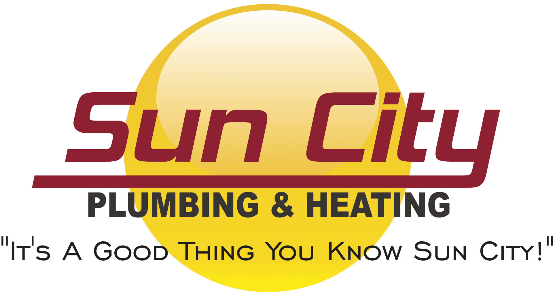 Sun City Plumbing Heating Logo PNG image