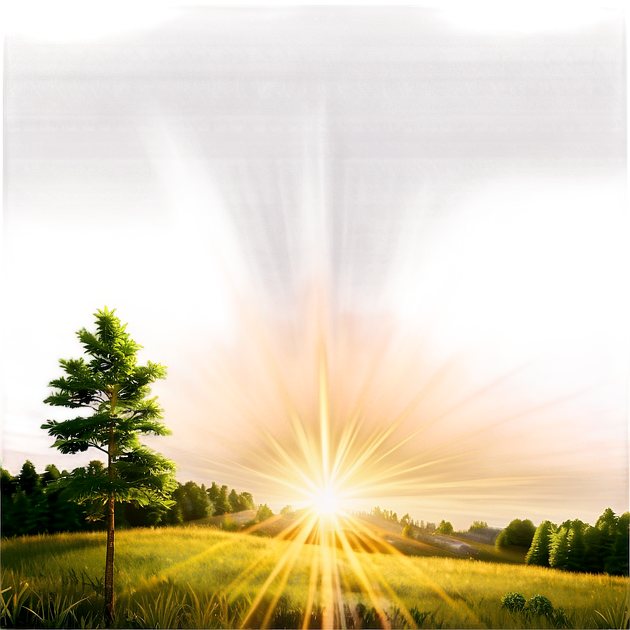 Sun Flare Nature Scene Png Jxv PNG image