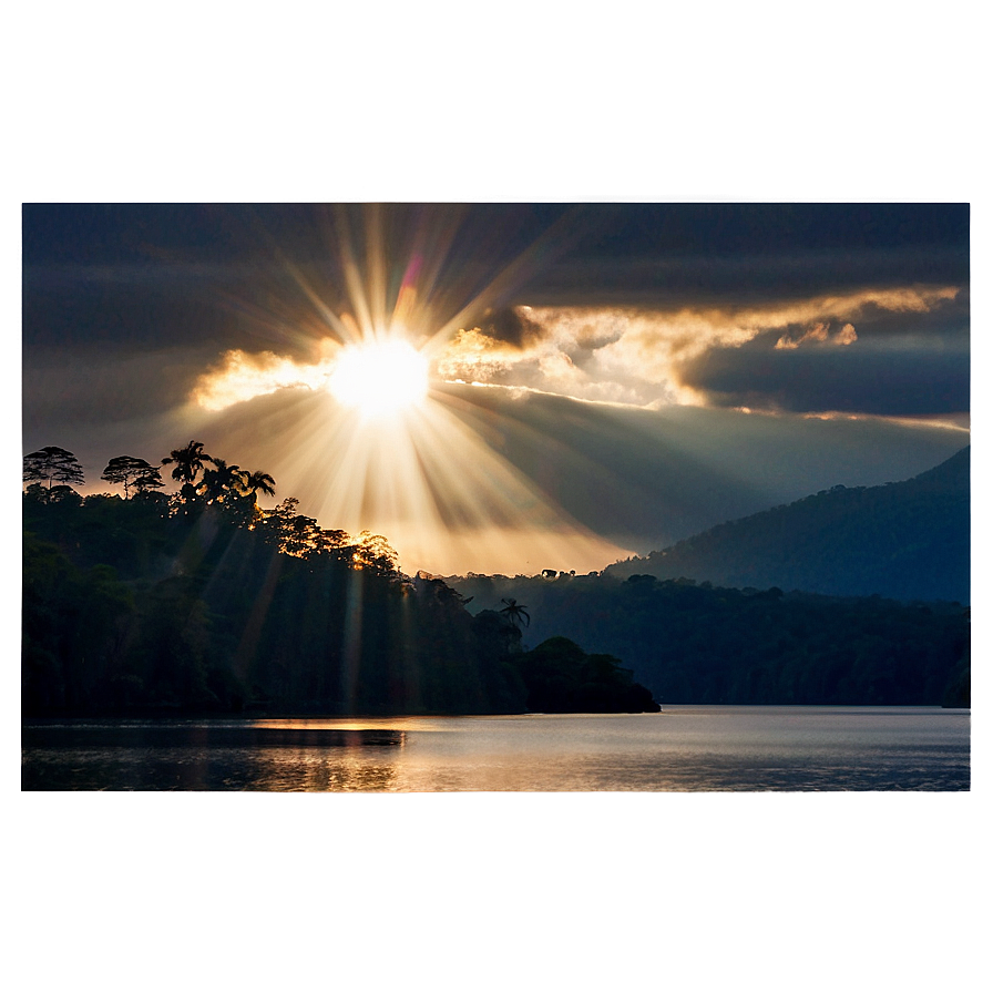 Sun Flare Scenic View Png 33 PNG image