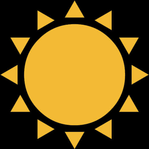 Sun Icon Transparent Background PNG image